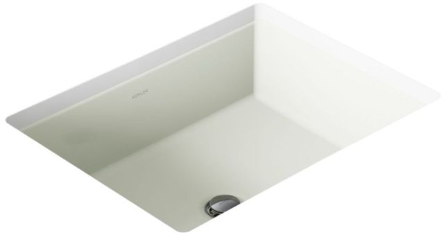 Kohler Verticyl® Dune 19.75" Rectangular Undermount Bathroom Sink Overflow Drain-0
