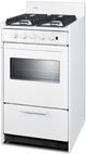 Summit® 20” White Freestanding Gas Range with Glass Window-2