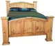 Million Dollar Rustic Brown Queen Mansion Bed-0