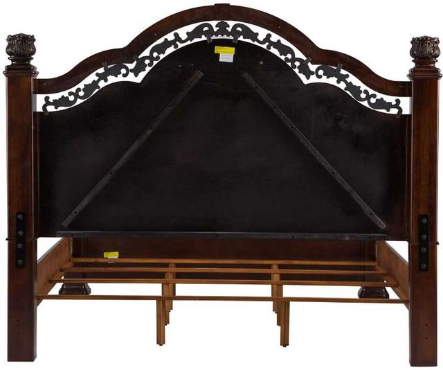 Liberty Furniture Messina Estates 3-Piece Cognac Queen Poster Bedroom Set-2