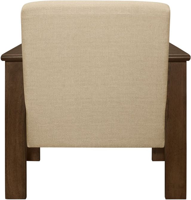 Mazin Furniture Helena Light Brown Upholstered Storage Accent Chair-3