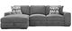 Lifestyle Charcoal 2pc Left Arm Storage Chaise Sofa-0