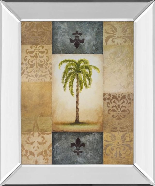 Classy Art Fantasy Palm II by Michael Marcon Mirror Framed Wall Art-0