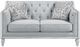 ACME Furniture Katia Light Gray/Weathered White Loveseat-3
