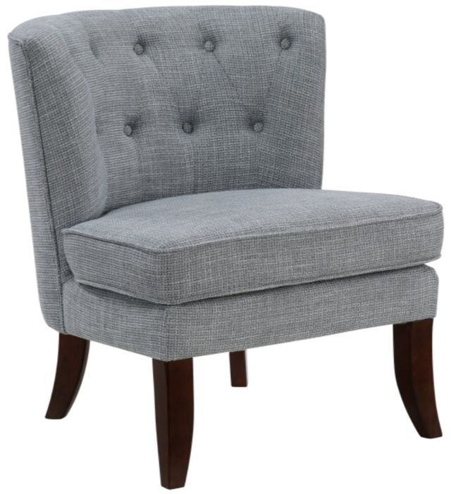 Homelegance® Melrose Dark Gray/Espresso Accent Chair-0