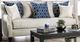 Furniture of America® Nefyn Ivory Sofa and Loveseat-2
