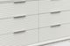 Elements International Denmark White 6-Drawer Dresser -1