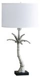 A & B Home Black/Silver Leaf Table Lamp-0