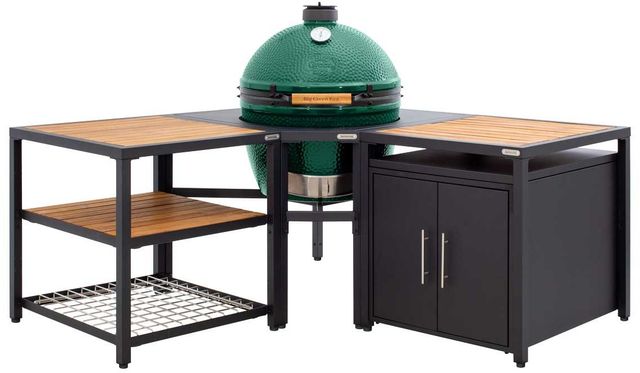 Big Green Egg® Black Modular Nest Corner Unit For Large EGG-2