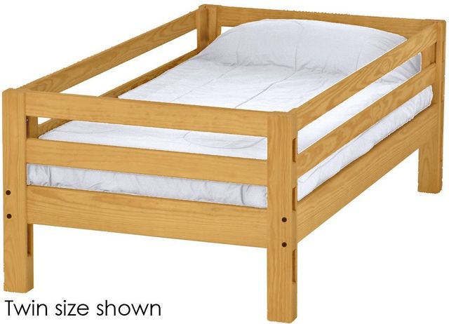 Crate Designs™ Furniture Classic Twin XL Ladder End Upper Bunk Bed-0