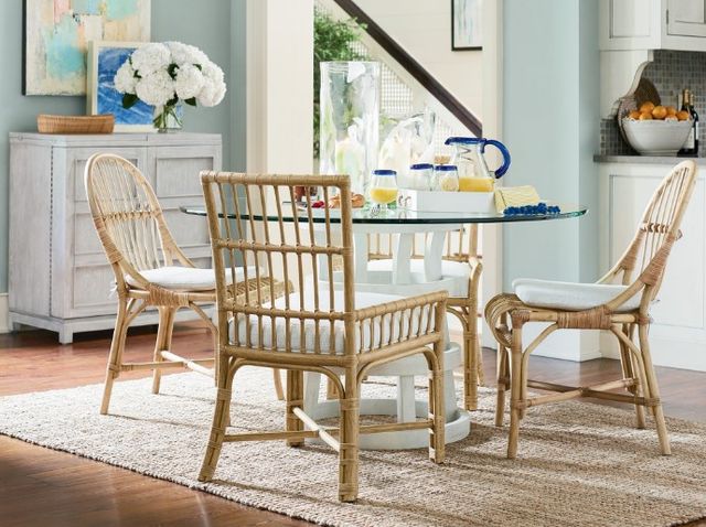 Universal Explore Home™ Escape-Coastal Living Home Clearwater Brown Low Arm Chair-1