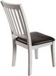 Furniture of America® Rae 2-Piece Espresso/White Dining Side Chair Set-2
