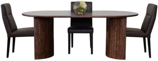 Porter International Designs Ellipse Brown Dining Table-1