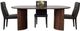 Porter International Designs Ellipse Brown Dining Table-1