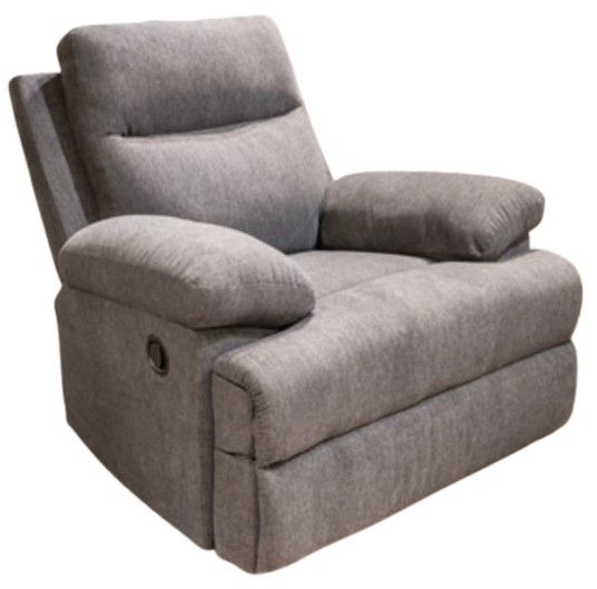 Signature Design by Ashley® Side-Swipe Charcoal Manual Rocker Recliner -0