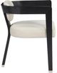 Meridian Furniture Carlyle Cream/Black Dining Arm Chair-2