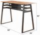ACME Furniture Scarus Natural Bar Table with Gunmetal Base-2