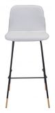 Zuo Modern Gironde Light Gray Bar Chair-2