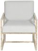 Vanguard® Furniture Vanguard Alpine Arctic White Turnsole/Nomad Oxford Chair-1