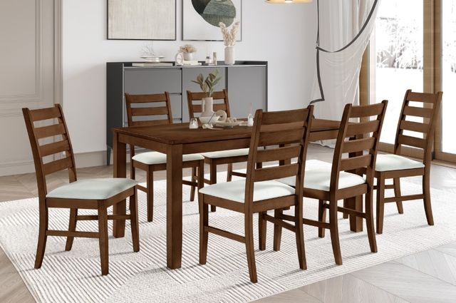 New Classic® Home Furnishings Pascal 7-Piece Wlanut Counter Dining Set-1