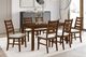 New Classic® Home Furnishings Pascal 7-Piece Wlanut Counter Dining Set-1