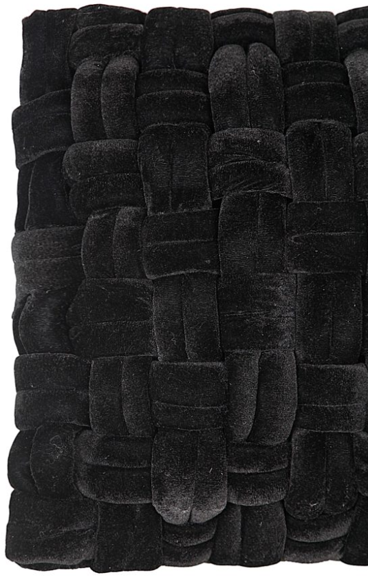 Moe's Home Collection PJ Black Velvet Pillow-2