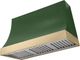 AGA Marquee 48" Cornwall Green Wall Mounted Range Hood  with Brushed Brass Trim-0
