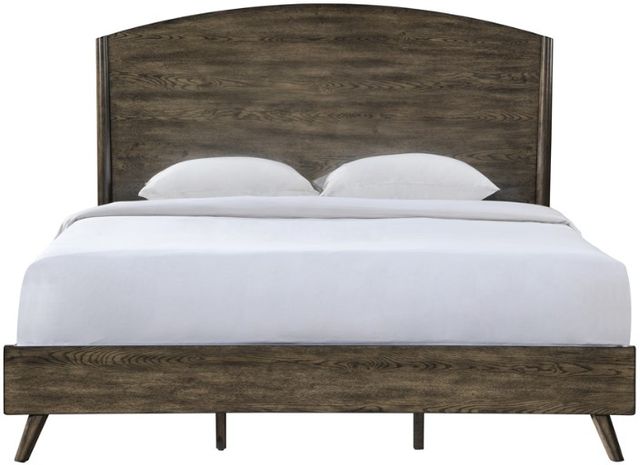 New Classic® Home Furnishings Rex Walnut King Platform Bed-1