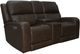Flexsteel® Hayley Burnt Umber Power Reclining Loveseat with Console and Power Headrest-0