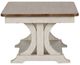 Liberty Furniture Farmhouse Reimagined Chestnut Cocktail Table with Antique White Base-3