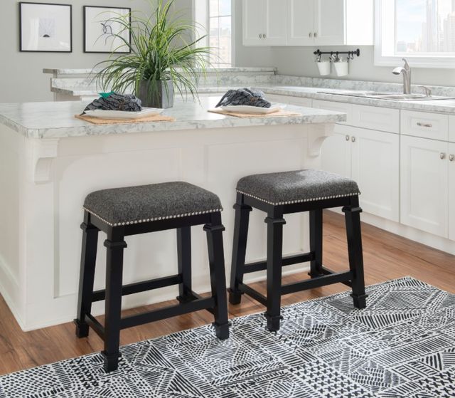 Linon Kennedy Black Counter Stool-1