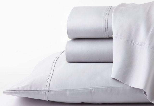 GhostBed® GhostSheets Premium Supima Cotton and Tencel Luxury Soft Grey Queen Sheet Set-1