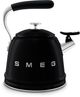 Smeg 50's Style 2.3 L Black Whistling Electric Kettle-2