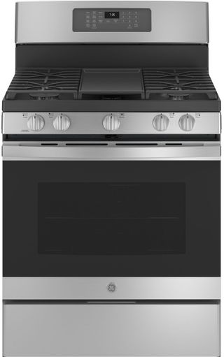 GE® 30" Stainless Steel Freestanding Gas Range