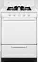 Summit® 24" White Freestanding Gas Range-0