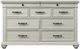 Elements International Slater Antique White Dresser-1