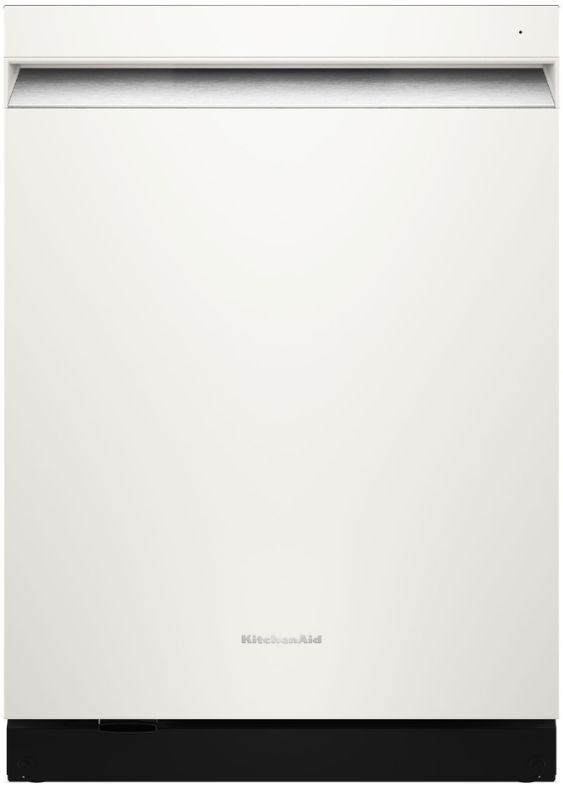 KitchenAid® 24” Porcelain White 360° Max Jets™ Third Rack Built-In Top Control Dishwasher with Advanced ProDry™ System and Pocket Handle-0