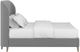 A.R.T. Furniture® Dante Slate Queen Wide Channel Upholstered Panel Bed -2