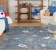 Nourison Home™ Astra Machine Washable Blue Multicolor 5'x7' Area Rug-3
