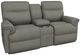 La-Z-Boy® Jay Flannel Manual Reclining Loveseat with Console-0