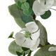 A & B Home 2-Piece Green/White Artificial Magnolia and Eucalyptus Wreath Set-3