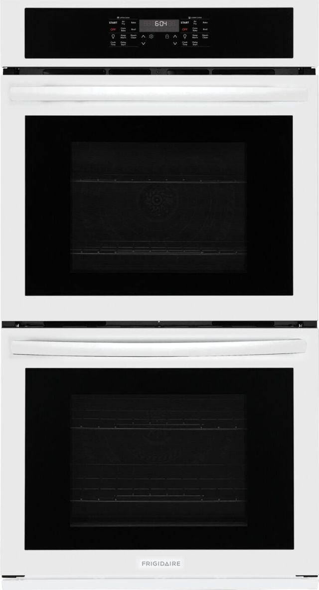 Frigidaire® 27” White Electric Double Wall Oven with Air Fry-0