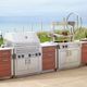 Kalamazoo™ K750GB 2-Burner Marine-Grade Stainless Steel Built-In Gaucho Grill-2