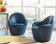 American Leather® Customizable Feliz Leather Swivel Chair-1