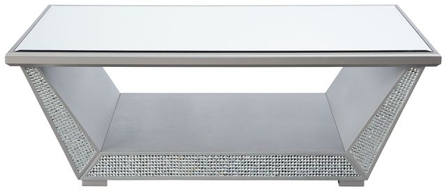 Signature Design by Ashley® Fanmory Silver Coffee Table-1