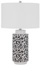 Cal® Lighting & Accessories Exeter 2-Piece Black/Pearl Table Lamp Set-0