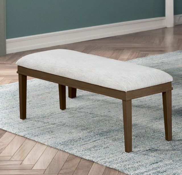 New Classic® Home Furnishings Essence Brown/White Dining Bench-1