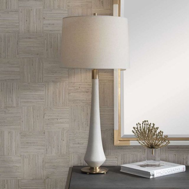 Uttermost® Marille Light Gray Table Lamp-1