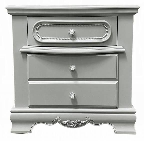 ACME Furniture Flora Gray Nightstand-2