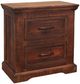 International Furniture Direct Madeira Brown Nightstand-0